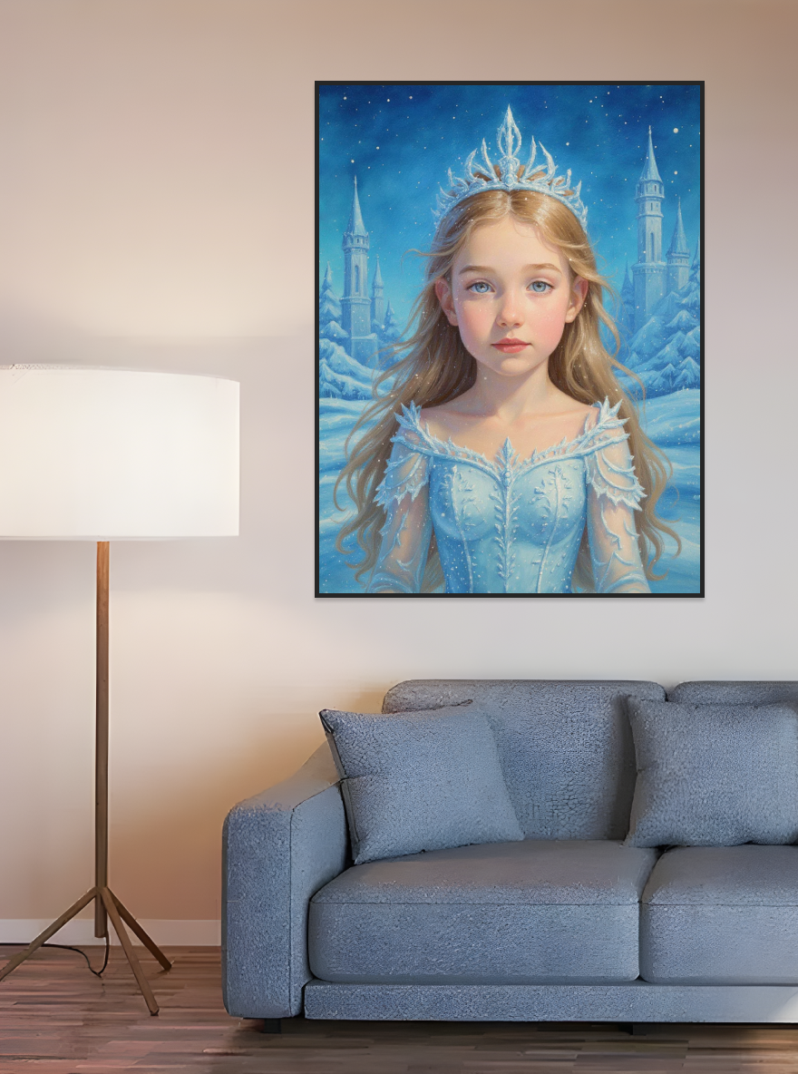 Ice Princess World-Acrylic painting/Oil painting