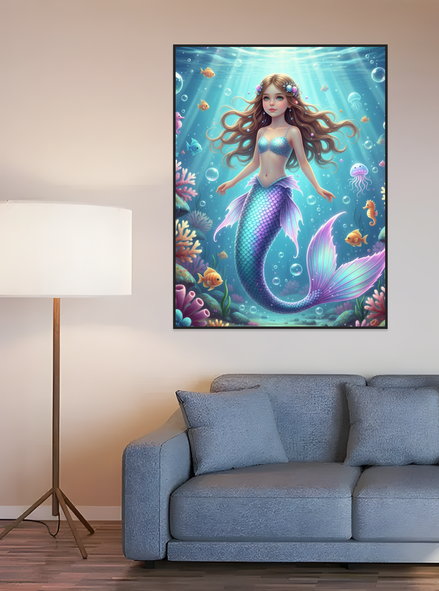 Underwater Mermaid Kingdom-Fantasy realistic (💎 Ultra Fine Quality)