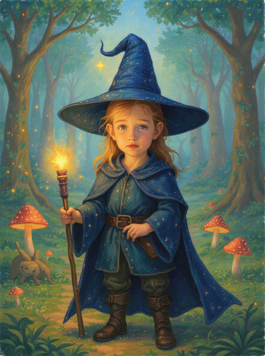 Magic Forest Adventure-Acrylic painting/Oil painting