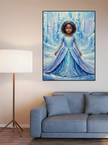 Ice Princess World-Acrylic painting/Oil painting (💎 Ultra Fine Quality)