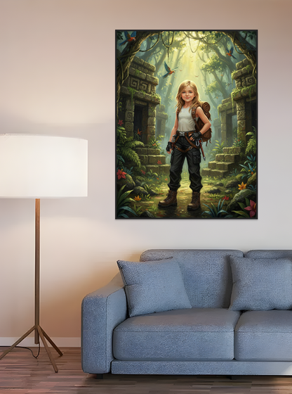 Children's Jungle Adventure-Acrylic painting/Oil painting (💎 Ultra Fine Quality)