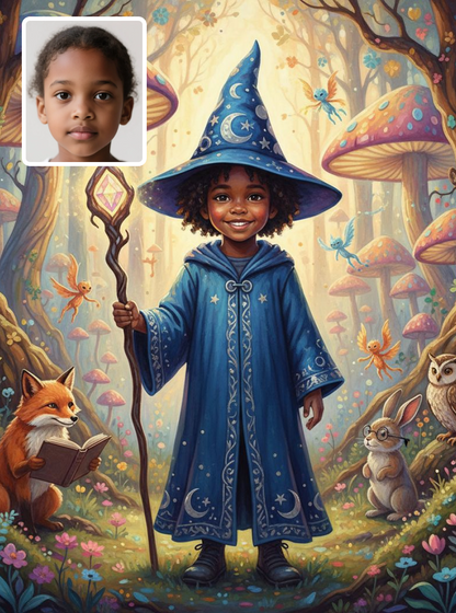 Magic Forest Adventure-Acrylic painting/Oil painting (💎 Ultra Fine Quality)