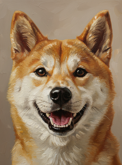 Pet Head and Shoulders Portrait-Acrylic painting/Oil painting (💎 Ultra Fine Quality)