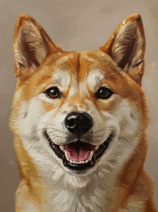 Pet Head and Shoulders Portrait-Acrylic painting/Oil painting (💎 Ultra Fine Quality)