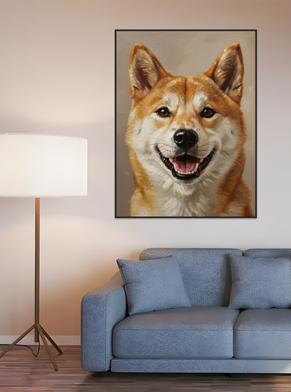 Pet Head and Shoulders Portrait-Acrylic painting/Oil painting (💎 Ultra Fine Quality)