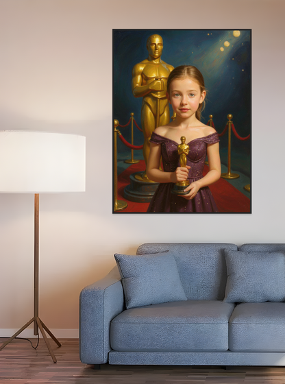 Child Oscar Award Ceremony-Acrylic painting/Oil painting