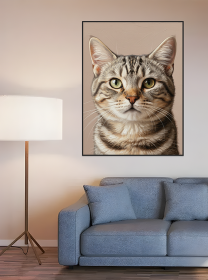 Pet Head and Shoulders Portrait-Acrylic painting/Oil painting (💎 Ultra Fine Quality)