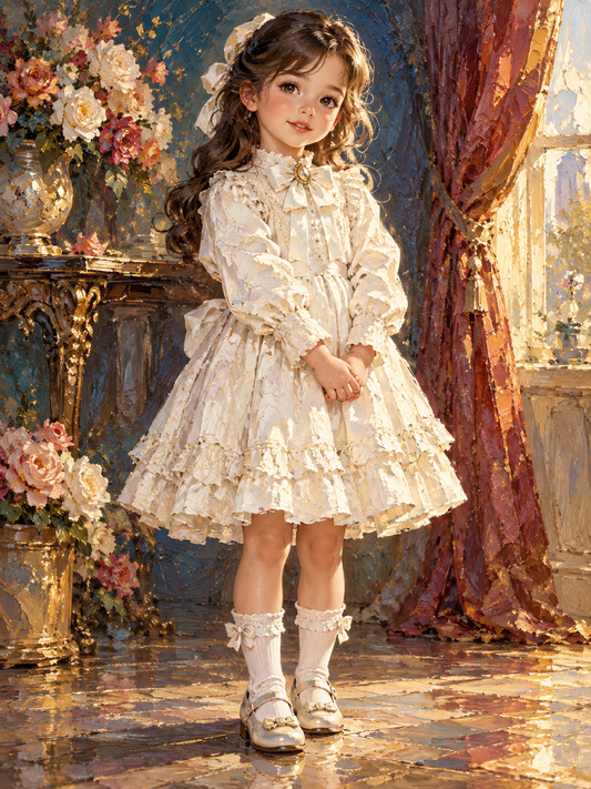 Child Full Body Portrait, The background is output according to the reference picture-Acrylic painting/Oil painting (💎 Ultra Fine Quality) — AI regenerated main image