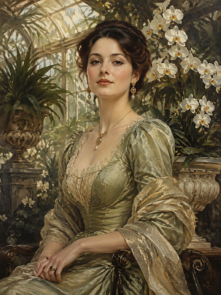 Royal Greenhouse Duchess - Personalized Classic Portrait