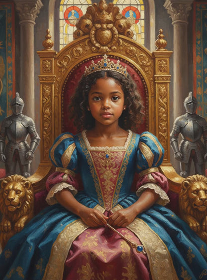 Child Princess Castle-Acrylic painting/Oil painting (💎 Ultra Fine Quality)