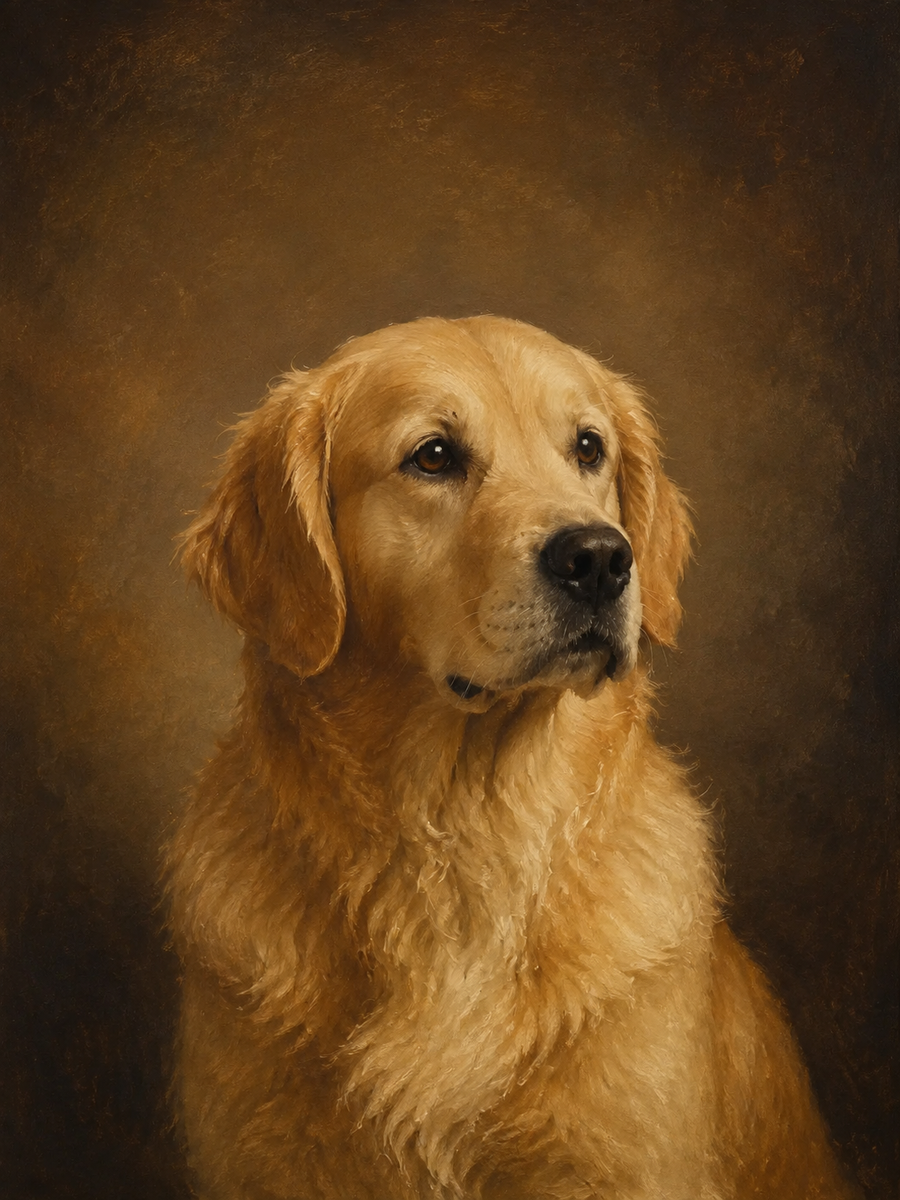 Heritage Umber - Personalized Dog Portrait